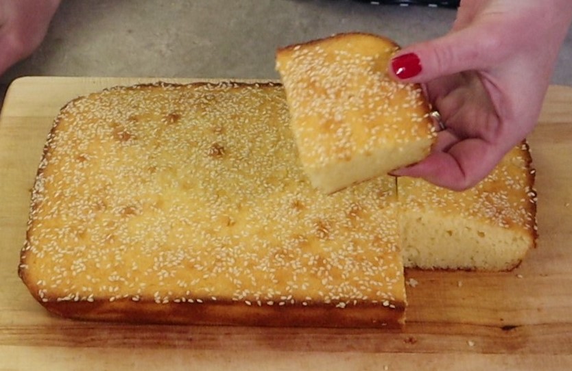 Quesadilla Salvadoreña - Salvadoran Sweet Cheese Bread